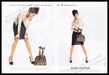 Louis Vuitton  and Alaia 1990s Print Advertisement (2 pgs) 1996 Legs Handbag Fetch the Paper!