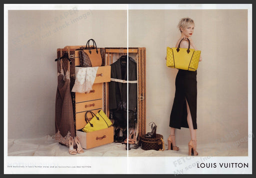 Louis Vuitton Michelle Williams Bag 2000s Print Advertisement Ad (2 pages) 2013 Fetch the Paper!