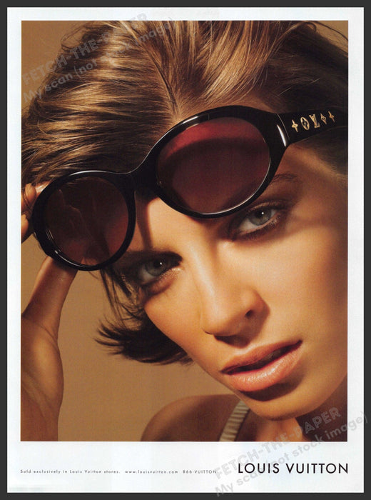 Louis Vuitton Sunglasses 2000s Print Advertisement 2007 Beauty Fetch-the-Paper