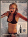 Love Cosmetics 1970s Print Advertisement 1976 Girl Splashing in the Ocean Fetch-the-Paper