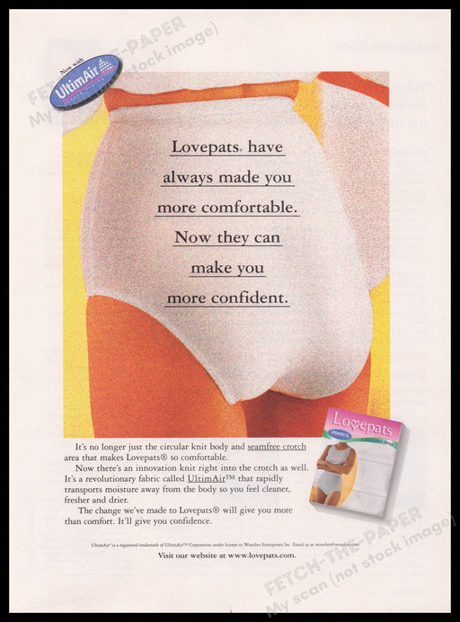 Lovepats 2000s Print Advertisement Ad 2017 Fetch the Paper!