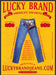 Lucky Brand Jeans 2000s Print Advertisement 2000 Clover America's Favorite Lucky Brand