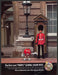 M&M's 2000s Print Advertisement 2002 Buckingham Palace Queen's King's Guard Fetch-the-Paper