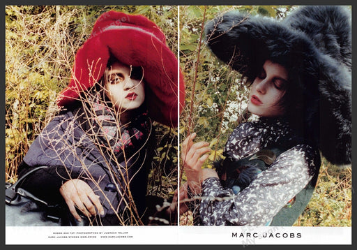 Marc Jacobs 2010s Print Advertisement (2 pages) 2012 Big Fur Hats Fetch-the-Paper