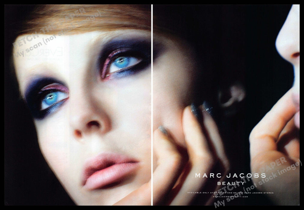 Marc Jacobs 2010s Print Advertisement (2 pages) 2013 Beauty Eyes Marc Jacobs