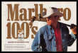 Marlboro 100's Cigarettes 1990s Print Advertisement (2 Page) 1991 Branding Irons Fetch-the-Paper