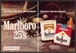 Marlboro 25's 1980s Print Advertisement (2 pages) 1985 Cowboy Spurs Marlboro