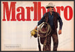 Marlboro Darrell Winfield 1980s Print Advertisement (2 pg) 1982 Saddle Fetch-the-Paper