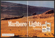 Marlboro Lights 1980s Print Advertisement (2 pgs) 1981 High Desert Roundup Fetch-the-Paper