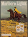 Marlboro Lights Cigarettes 1980s Print Advertisement Ad 1981 Yellow Raincoat Fetch-the-paper.com