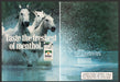 Marlboro Menthol 1980s Magazine Print Ad (2 pgs) 1989 White Horses Running Water Marlboro Menthol