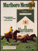 Marlboro Menthol Cigarettes 1980s Print Advertisement 1983 Chasing Horses Fetch-the-Paper