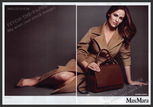 Max Mara Clothing Jennifer Garner 2000s Print Advertisement Ad (2 pages) 2013 Fetch the Paper!