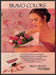 Maybelline Bravo Colors 1980s Print Advertisement 1981 Ballerina Roses Maybelline