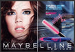 Maybelline Freja Beha Erichsen 2010s Print Ad (2 page) 2013 Rocket Volume Fetch-the-Paper