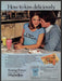 Maybelline Kissing Potion 1980s Print Advertisement 1981 "I kiss deliciously" Maybelline