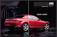 Mazda RX-8 Car 2000s Print Ad (2 page) 2003 Red Zoom-Zoom Fetch-the-Paper