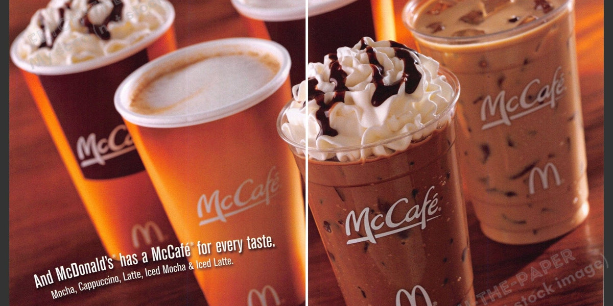 McDonald's McCafe 2009 Print Ad - Coffee Beverages (2 Pages) — Fetch ...