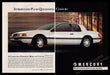Mercury Cougar 1980s Print Advertisement (2 Page) 1989 Pulse-quickening Comfort Fetch-the-Paper