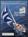 Merit Ultra Lights Cigarettes 1980s Print Advertisement Ad 1987 Sailboat Fetch-the-Paper