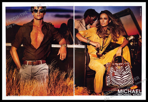 Michael Kors 2010s Print Advertisement (2 page) 2012 Karmen Pedaru Safari Michael Kors
