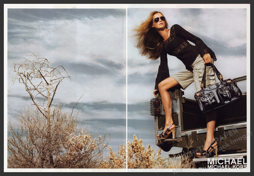 Michael Kors Shoes 2000s Print Advertisement (2 pages) 2006 Legs Back of Truck Fetch the Paper!
