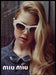 Miu Miu 2010s Print Advertisement 2013 Blonde Sunglasses Fashion Miu Miu