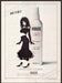 Modafini 1980s Print Advertisement 1987 "Dare the hold!" (Not the product) Modafini