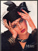 Monet 1980s Print Advertisement 1987 Jewelry Black Funeral Hat Monet