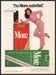 More Cigarettes 1980s Print Advertisement 1981 "I'm more satisfied" Fetch-the-Paper