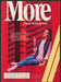 More Cigarettes 1980s Print Advertisement 1987 "Never settle for less" Sitting More Cigarettes