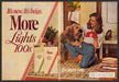 More Lights 100s 1980s Print Advertisement (2 pgs) 1981 Briard Dog Breen Woman Fetch-the-Paper