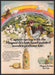 Muguet des bois by Coty 1970s Print Advertisement 1977 Rainbow Coty