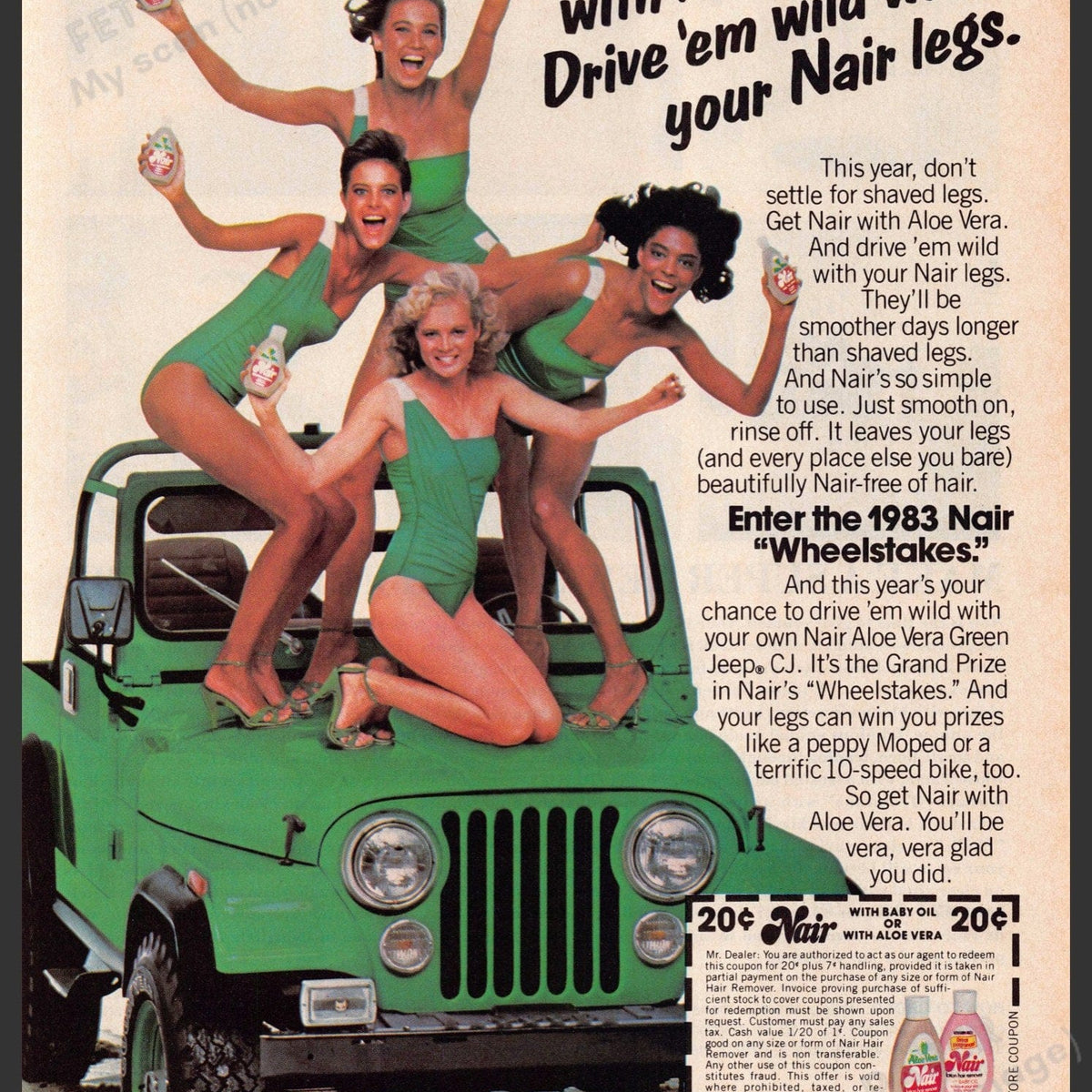 1983 Nair & Jeep Collaboration Print Ad - Vintage 80s Memorabilia ...