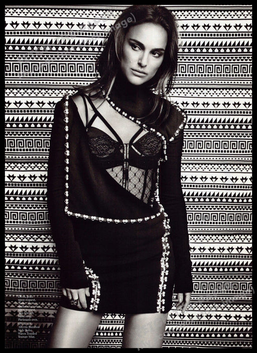 Natalie Portman Actress Legs Mini Skirt 2010s Magazine Photo Page 2013 Natalie Portman