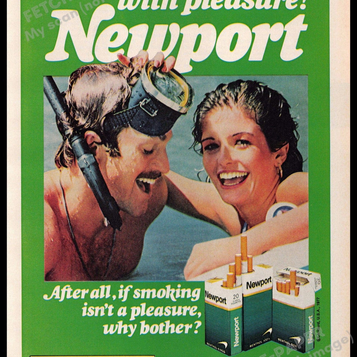 vintage newport cigarette ads By request: one of my personal favorite ads. It's just a dude in full fencing gear with a girl on each arm. (1983) : r/vintageads Newport 1970s Print Advertisement 1977