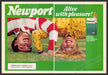 Newport 1980s Print Advertisement (2 pages) 1987 Couple Headstands Fun Play Newport