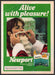 Newport Cigarettes 1980s Print Advertisement 1982 Girl Santa Clause Beard Fetch-the-Paper