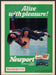 Newport Cigarettes 1980s Print Advertisement 1984 Couple Pool Snow Water Fetch-the-Paper