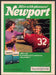 Newport Cigarettes 1980s Print Advertisement 1984 Football Girl Jersey Leaves Fetch-the-Paper