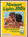 Newport Lights 100's 1980s Print Advertisement 1982 Beach Playful Sunglasses Fetch-the-Paper