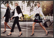 Nine West Shoes 2000s Print Advertisement Ad (2 pages) 2013 Legs Sexy Street Fetch the Paper!