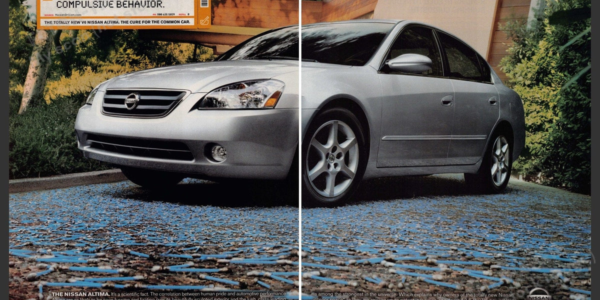 2002 Nissan Altima Print Ad - 2 Page Centerfold - Collectible — Fetch ...
