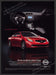 Nissan Altima Coupe Car 2000s Print Advertisement 2008 Red "True Style" Fetch-the-Paper