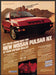 Nissan Pulsar NX 1980s Print Advertisement 1983 Car Datsun Fetch-the-Paper