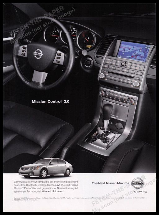 Nissan Shift_2.0 2000s Print Advertisement Ad 2007 Fetch the Paper!