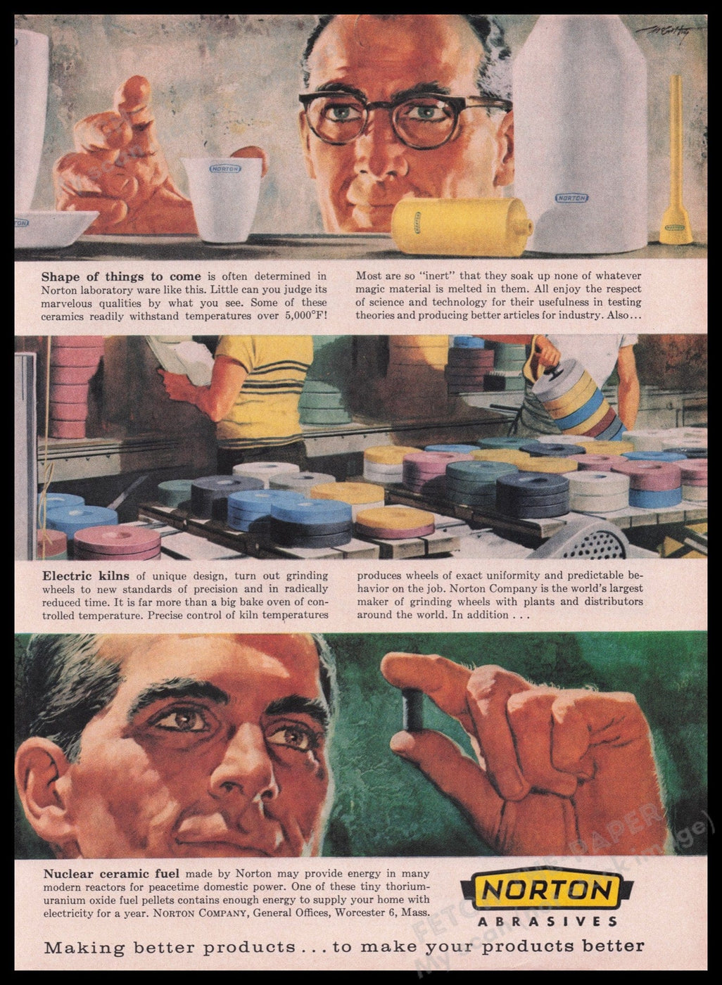 Vintage 1959 Norton Abrasives Print Ad - Ceramic Technology — Fetch-the ...