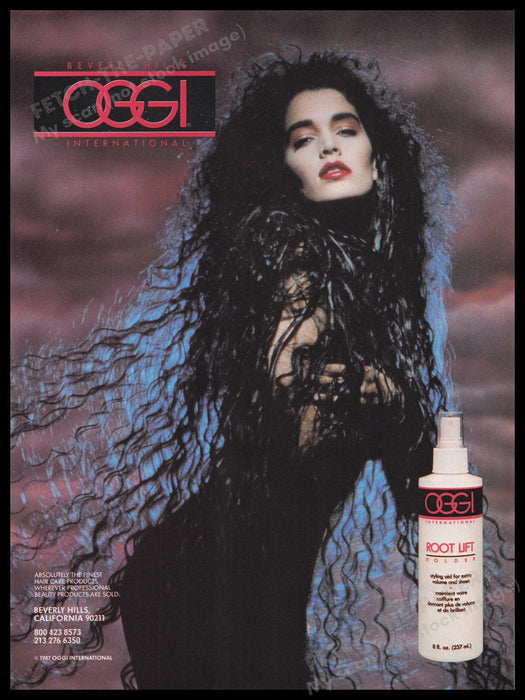 OGGI 1980s Print Advertisement Ad 1987 Fetch the Paper!