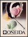 Oneida 1980s Magazine Print Advertisement 1985 Ice Cream Juilliard Pattern Oneida