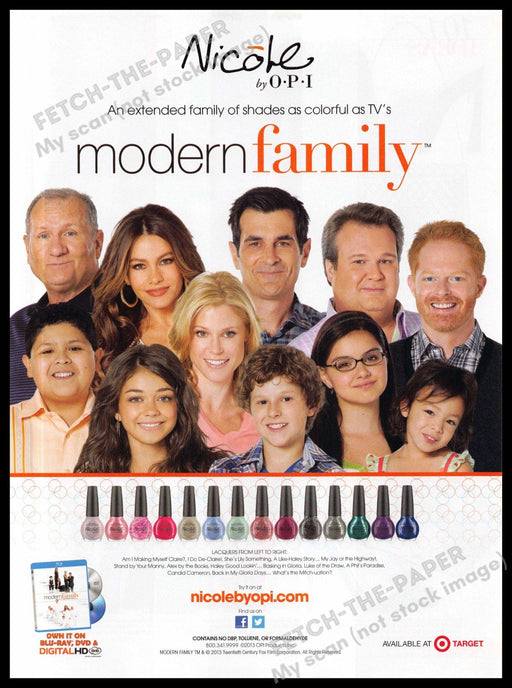 OPI 2010s Magazine Print Advertisement 2013 Nicole Modern Family OPI